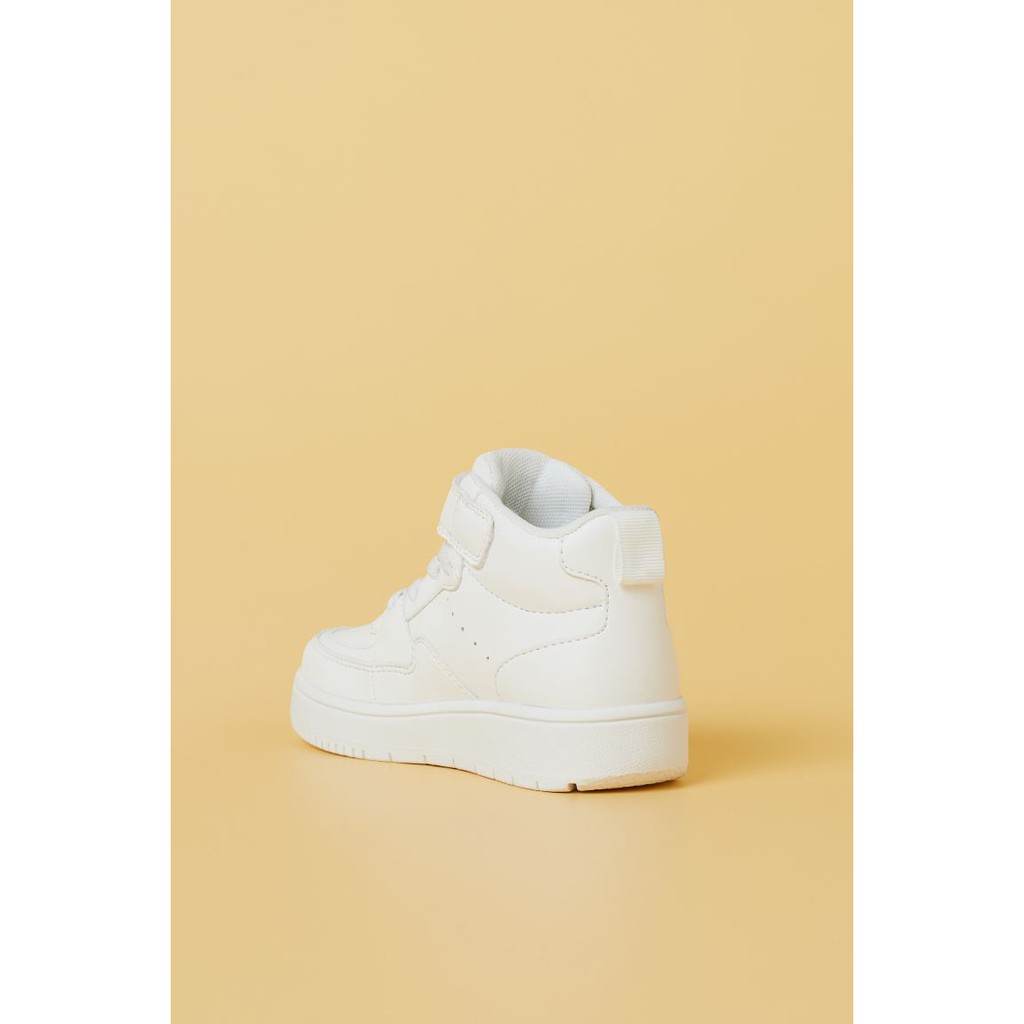 giày H&M sneaker bé trai trắng cổ cao