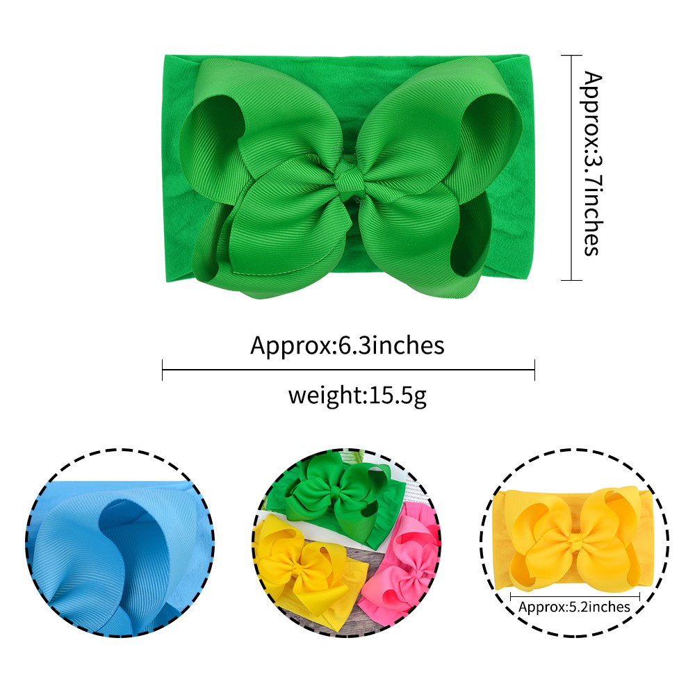 Băng đô KIDSBOWS chất liệu nylon co giãn phụ kiện tóc cho bé gái