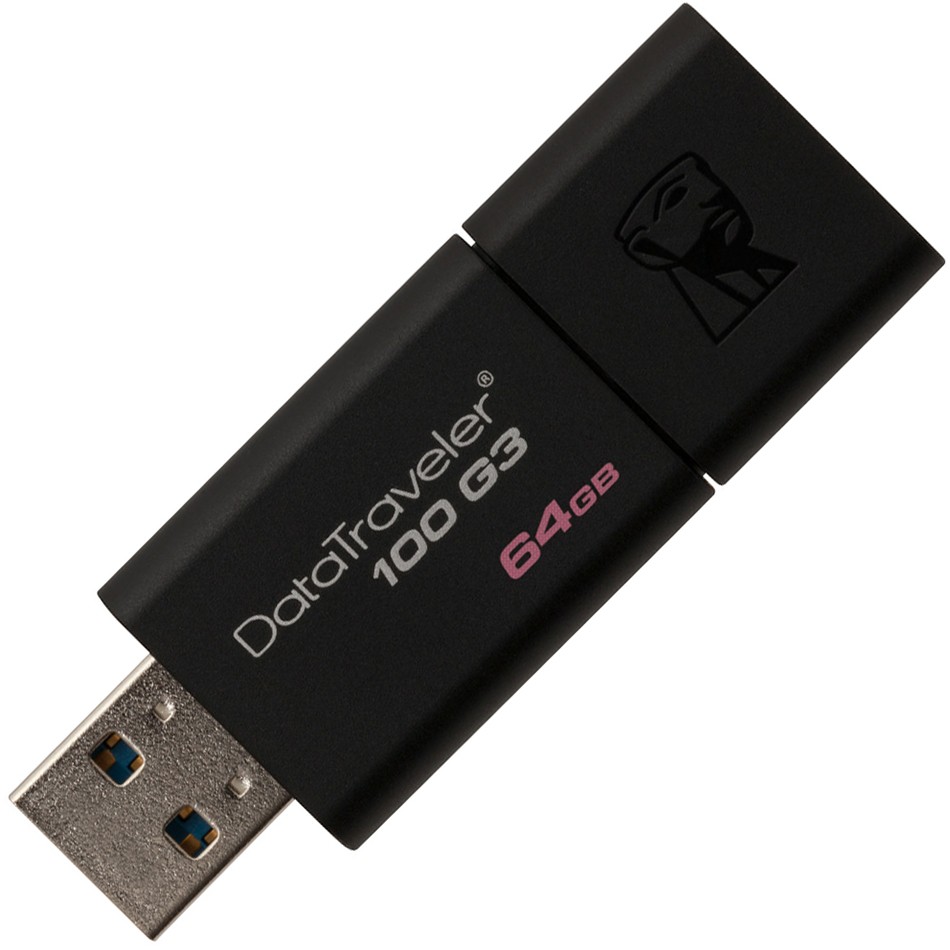 USB 64G 3.0 Kjngston DT100- Bh 2 năm | BigBuy360 - bigbuy360.vn