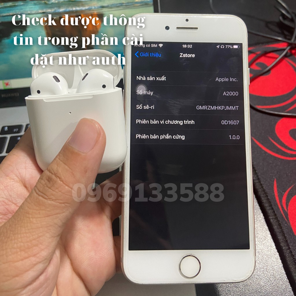 [Top 1 bán chạy] Tai Nghe Bluetooth TWS AP2 Cao Cấp - Check Setting - Đổi Tên - Định Vị ⚡️Tặng Case Giá 80K | BigBuy360 - bigbuy360.vn