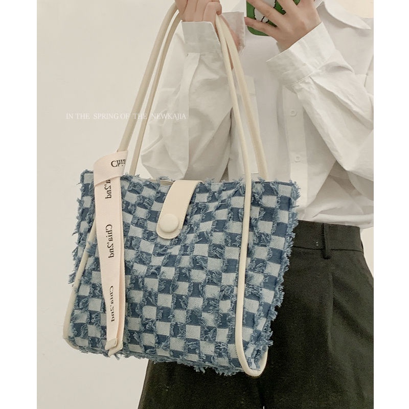 Túi Xách Vải Denim Thời Trang Cho Nữ