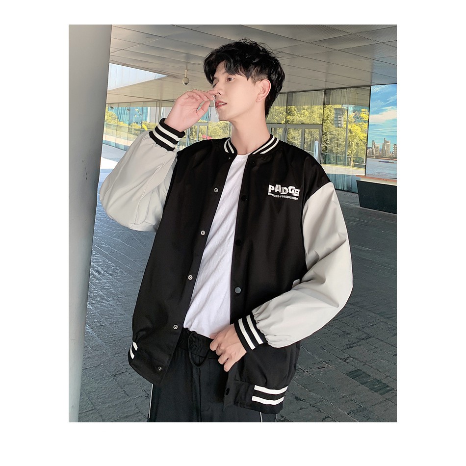 Áo khoác Bomber Nữ Nam Style Hàn Quốc - Áo khoác bóng chày Unisex [TẶNG TẤT NAM NỮ CÁ TÍNH] | BigBuy360 - bigbuy360.vn