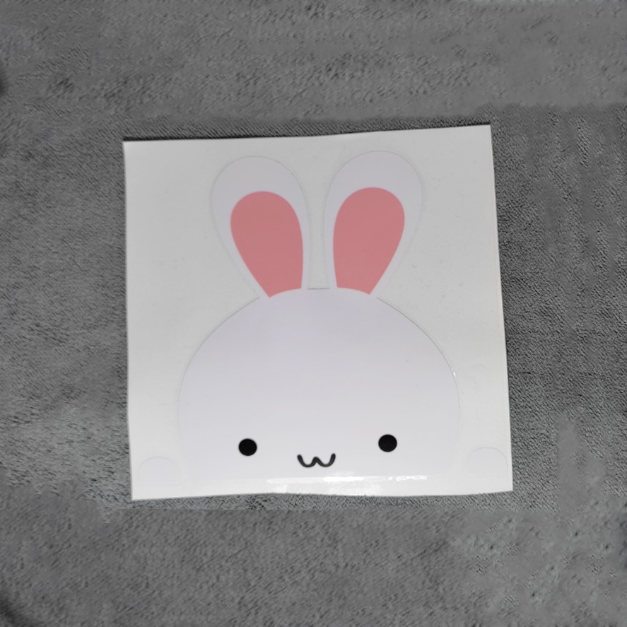 Tem dán, Decal chú thỏ đáng yêu lớn