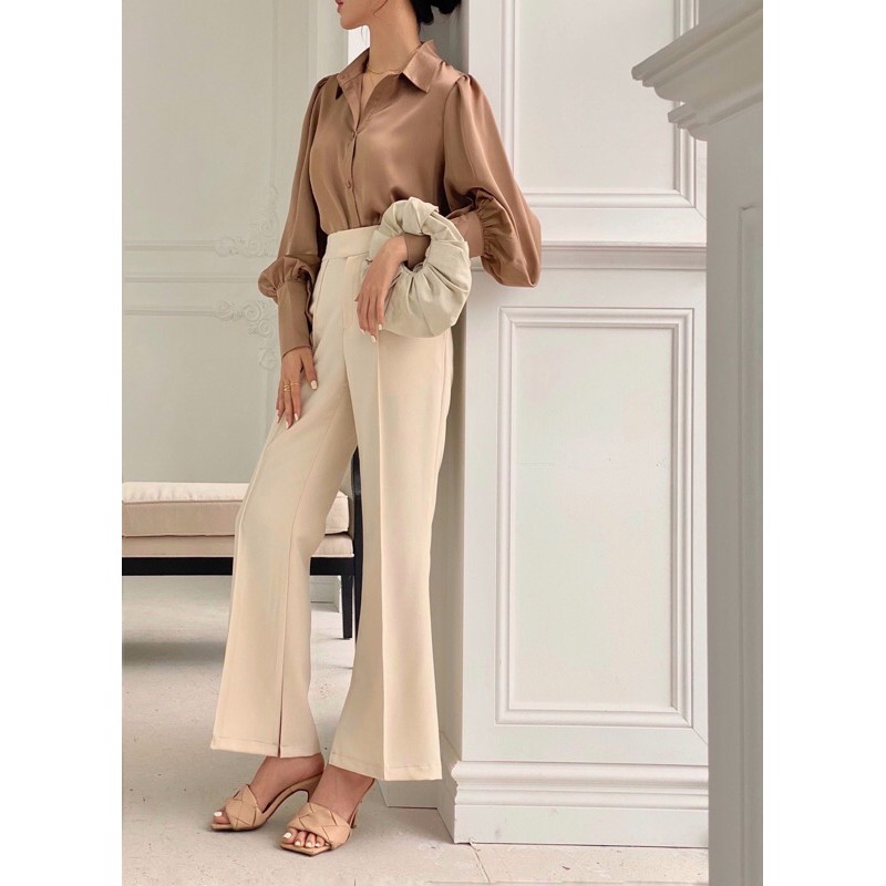 Quần loe xẻ gấu - Flare Pants | BigBuy360 - bigbuy360.vn