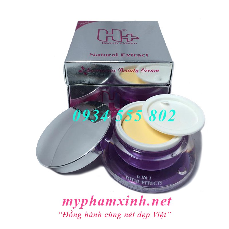 KEM H+ Dưỡng Trắng Da Mặt 6 TÁC DỤNG