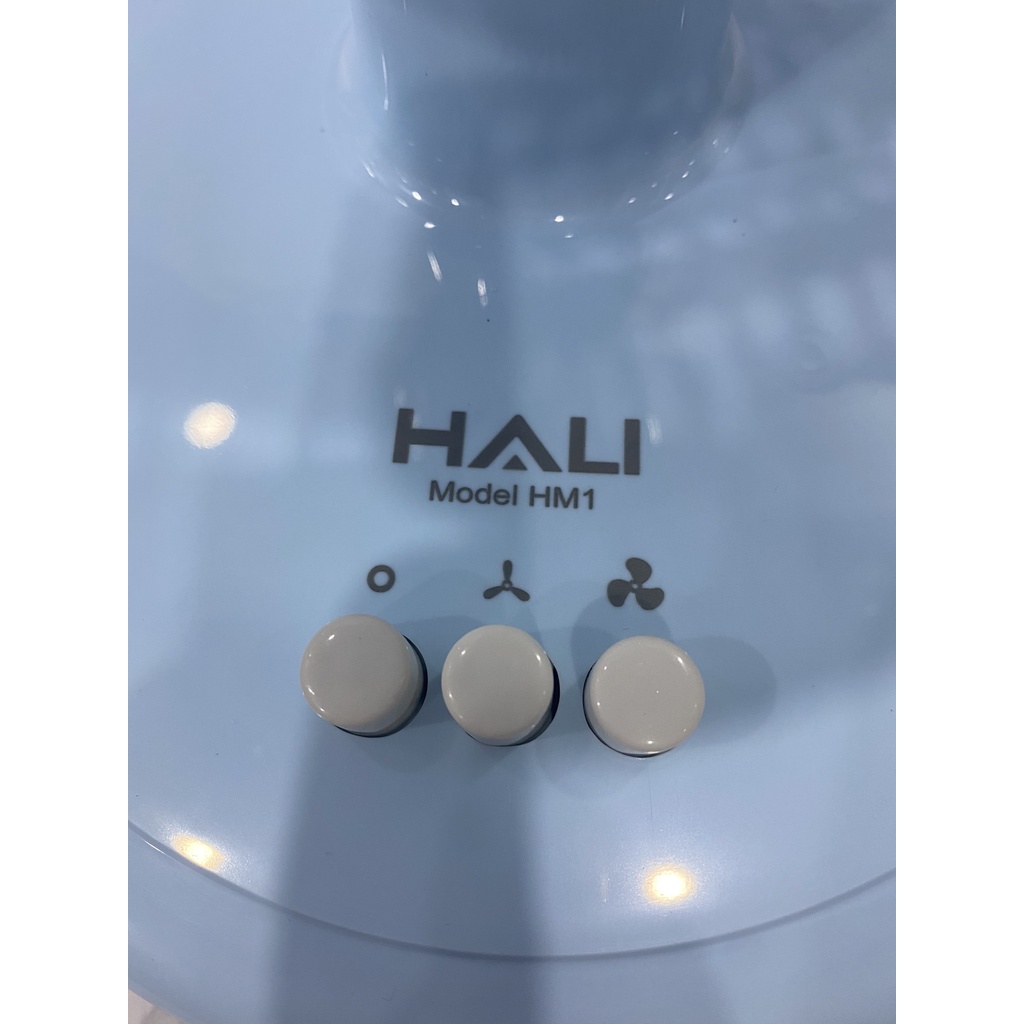 Quạt mini để bàn Hali HM1 công suất 22W, 3 tốc độ gió, thiết kế nhỏ gọn - Hàng chính hãng - Bảo hành 12 tháng