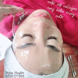 Mặt nạ thạch thuỷ tinh trong suốt collagen rong biển