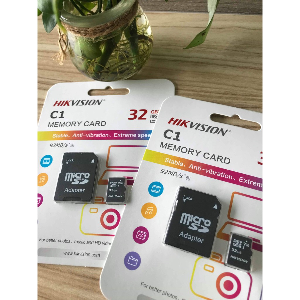 Thẻ nhớ chuyên Camera micro SD 32GB - 64GB HIKVISION - Hàng Chính Hãng