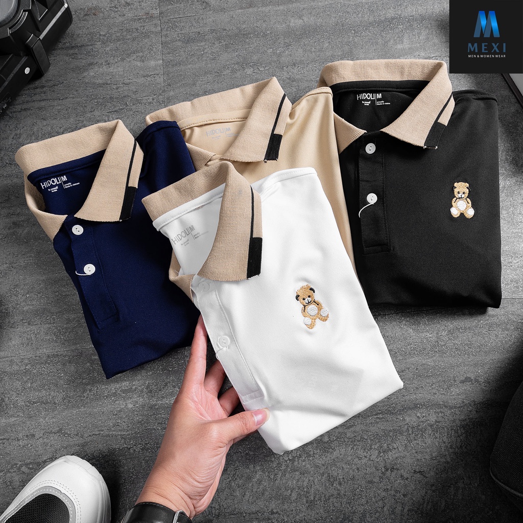 [Ảnh thật] Áo Thun Polo Nam cổ bẻ Tedear vải Cá Sấu Cotton cao cấp chuẩn form – HIDOLI