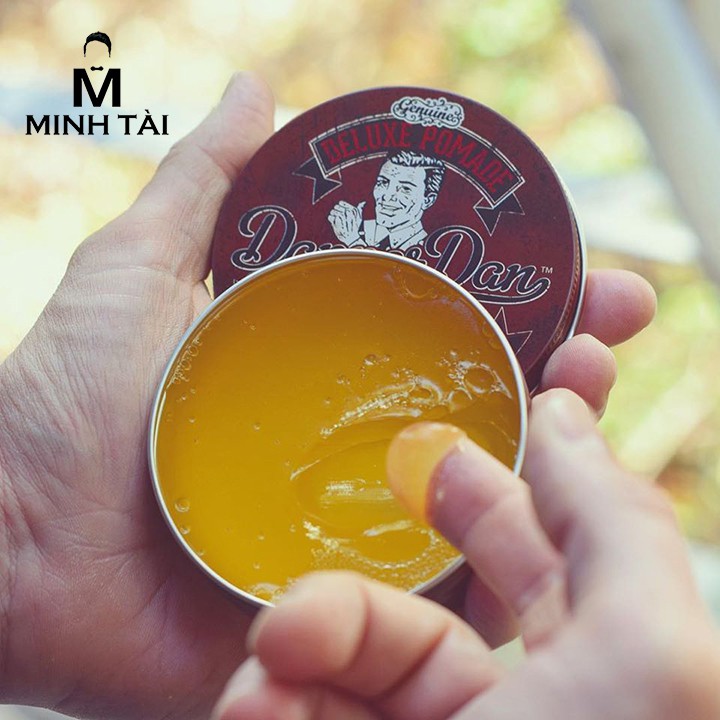 Sáp Vuốt Tóc Nam DAPPER DAN Deluxe Pomade 100g + Xịt Dưỡng Tóc AZENMAN Parana 20ml + Lược Chải Tóc Texture