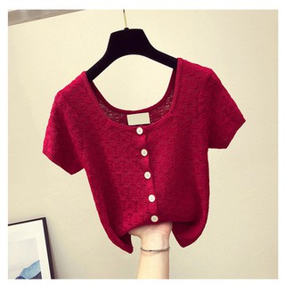 Áo len dệt kim mỏng