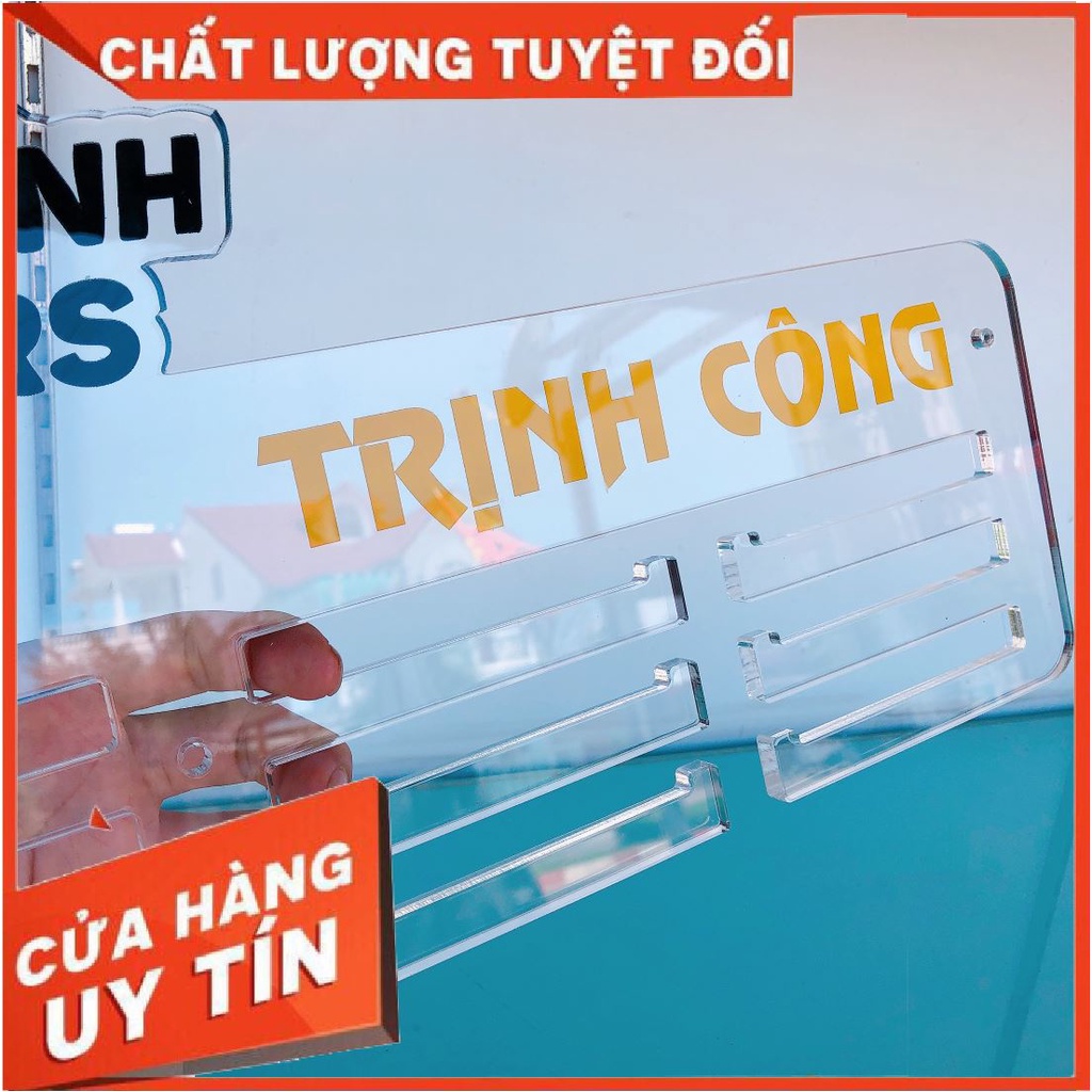 Giá treo huy chương trong suốt Trịnh Công, 58x22, thái bình runner siêu đẹp