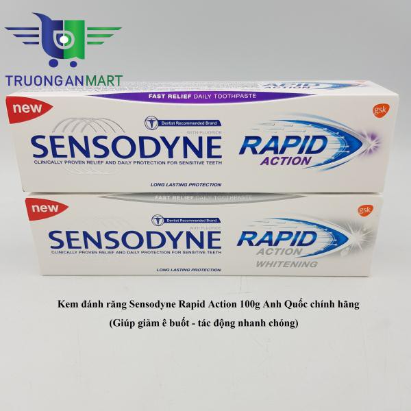 Kem đánh răng Sensodyne Rapid Action 100g