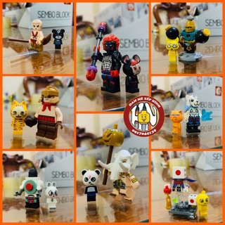Đồ chơi xếp hình - Minifigures games Trung Hoa - Hàng combo 2in1 - Siêu đẹp !