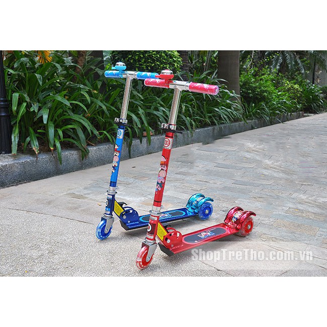 Xe trượt bánh phát sáng loại dày tốt Scooter