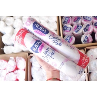 Bông tẩy trang Aura 150 miếng