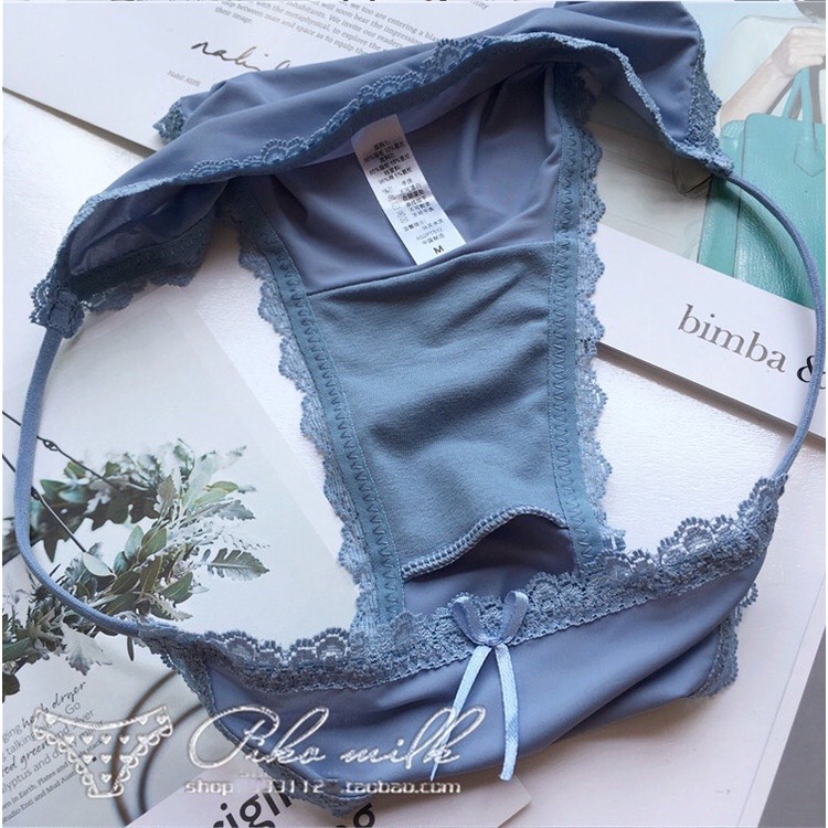 Quần lót cao cấp viền ren dây mảnh ❤ Quần Lót Ren Su cao cấp mềm mại kháng khuẩn sexy gợi cảm QL59