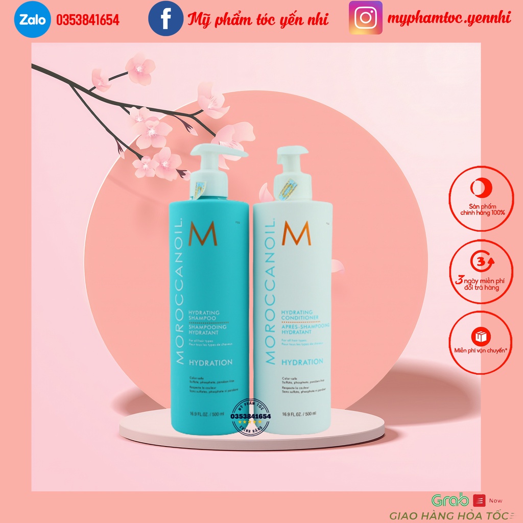 Moroccanoil Shampo hydration dầu gội moroccanoil chính hãng, Mỹ phẩm tóc yến nhi DG10