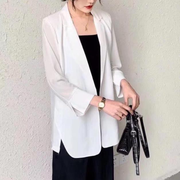 Áo  Blazer nữ, áo Vest nữ, Blazer hàn quốc hàng 1 lớp mỏng và bay dáng, thiết kế mặc mùa hè thu