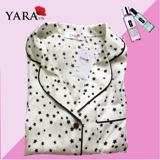 Bộ ngủ lụa hoạ tiết dài
