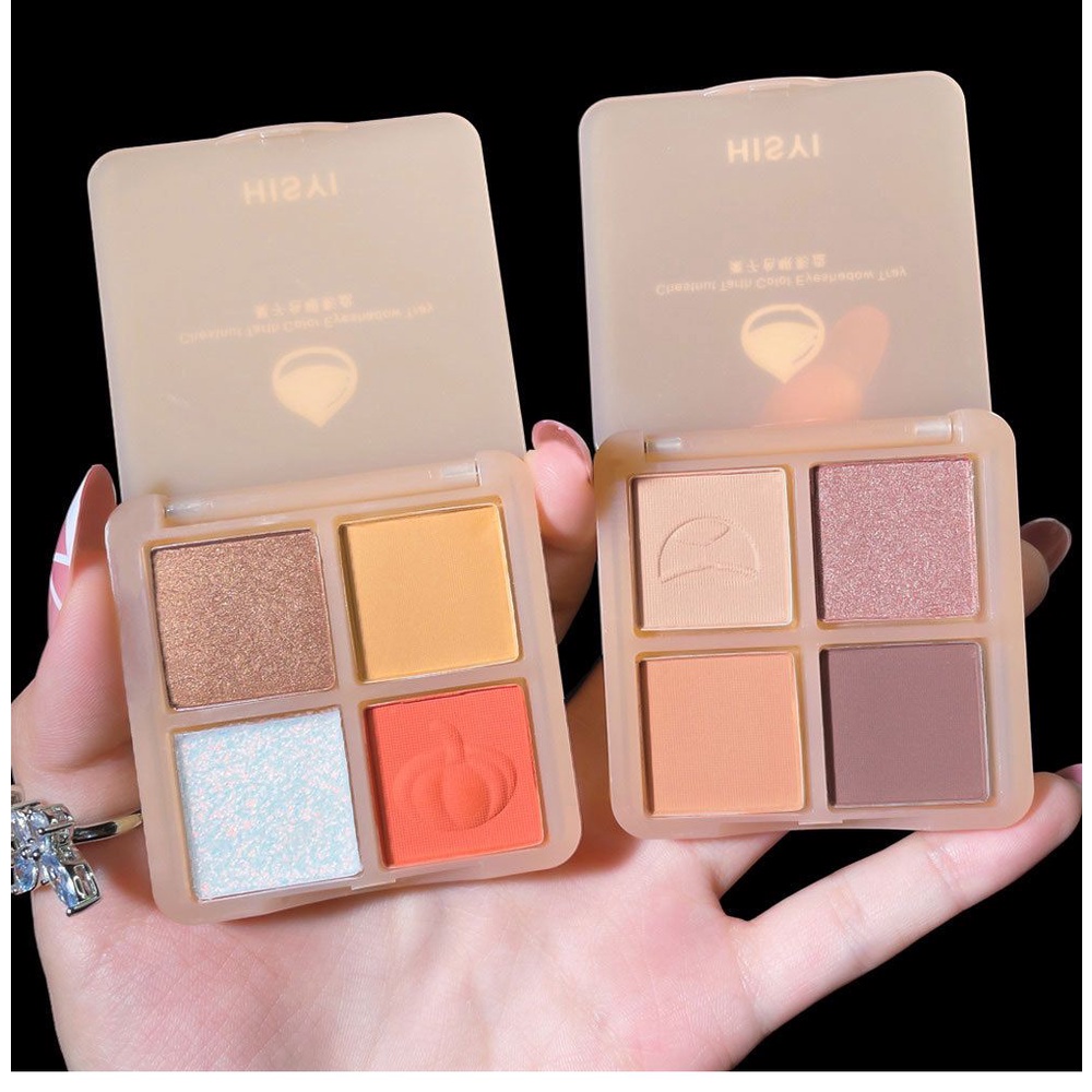 [Hàng mới về] Bảng phấn mắt chống thấm nước lấp lánh kết cấu siêu mịn trang điểm tự nhiên | BigBuy360 - bigbuy360.vn
