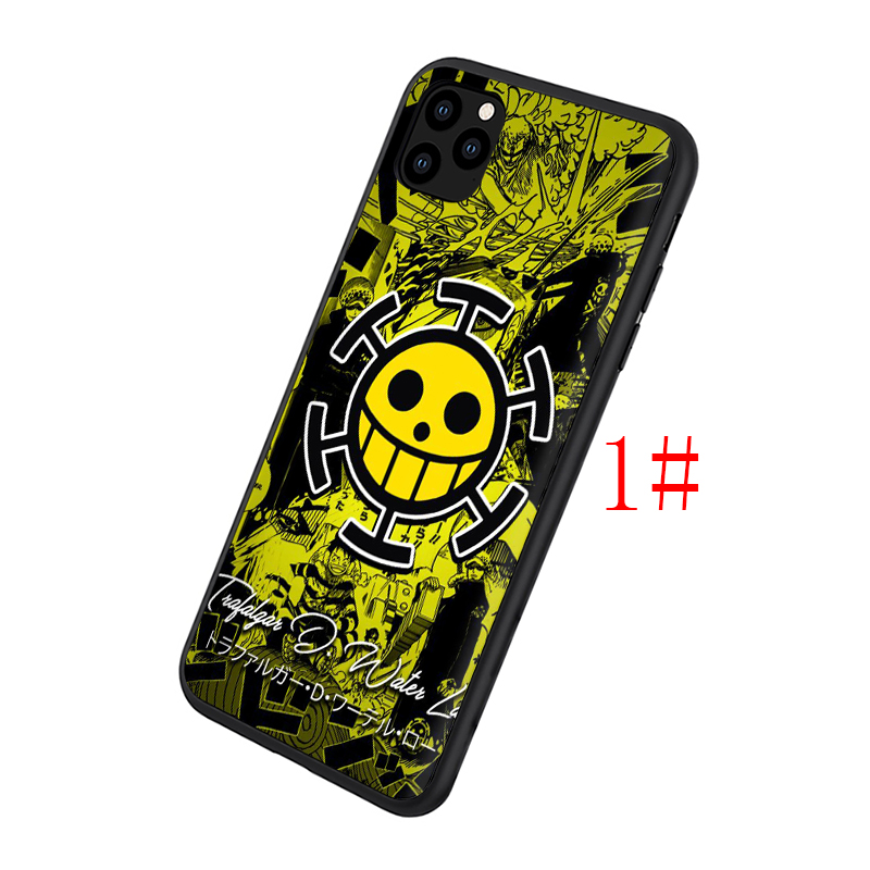 Ốp điện thoại silicone TPU mềm in logo One Piece W147 cho iPhone 8 7 6S 6 Plus 5 5S SE 2016 2020