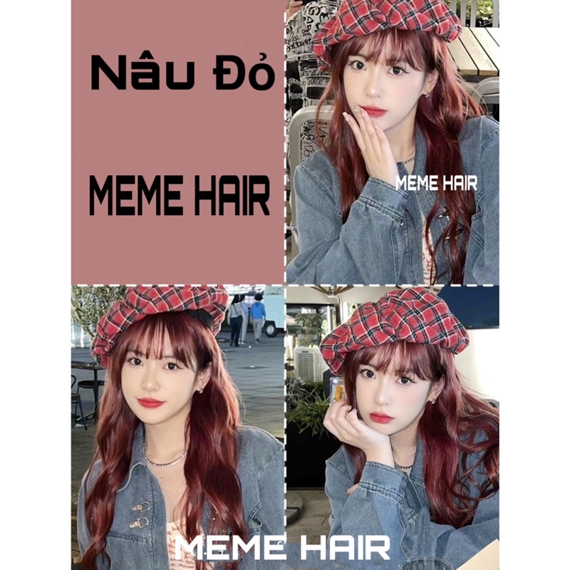 Combo màu nhuộm tone đỏ hot trend