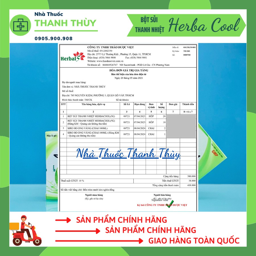 HERBA COOL  Giúp Thanh Nhiệt, Giải Độc, Tăng Sức Đề Kháng Của Cơ Thể Giúp Giảm Nguy Cơ Nhiễm Khuẩn
