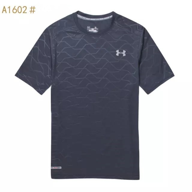 Under Armour ao sơ mi thể dục chạy rổ giải trí nam Thể thao đào tạo Áo sơ mi ngắn ta