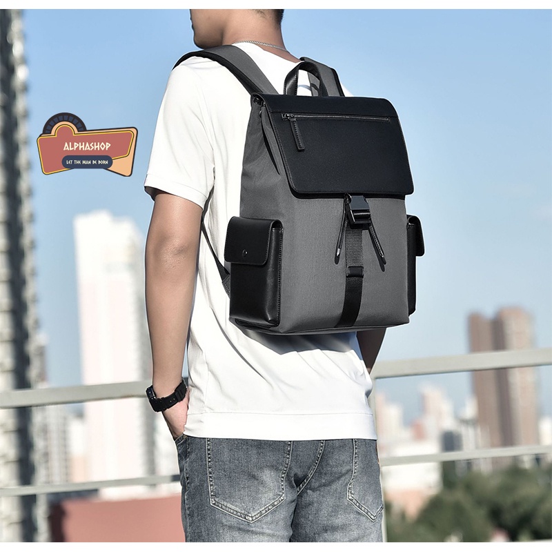 Balo Basic 02 - Balo Thời Trang, Chống Nước, Chống Xước, Có Ngăn Đựng Lap