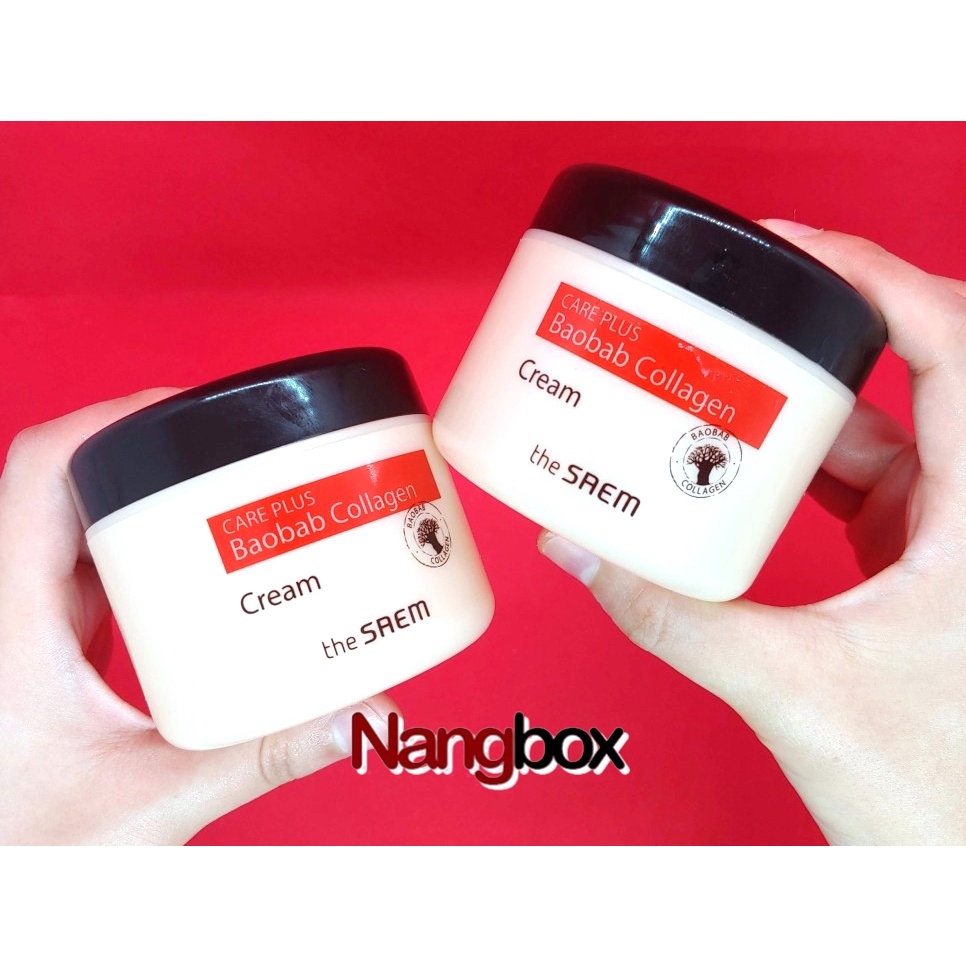 Kem Collagen Cấp Ẩm THE SAEM CARE PLUS BAOBAB COLLAGEN CREAM
