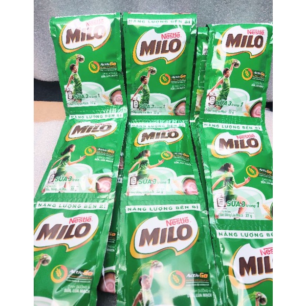 Combo 10 gói milo bột hoà tan 3 in 1