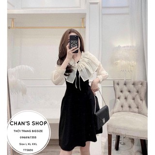 Bigsize ĐẦM PHỐI TAY VOAN