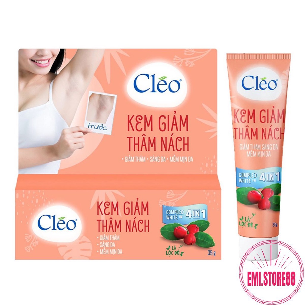 Kem Giảm Thâm Nách Cléo 35g thổi bay thâm nách - Da da sáng tự tin