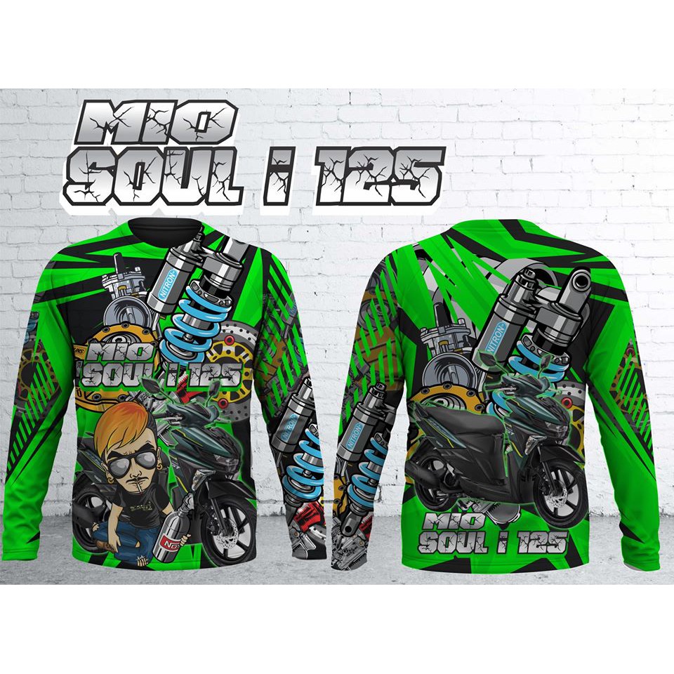 Áo Tay Dài In Họa Tiết Thái Lan 127 Màu Xanh Lá Size XS-6XL