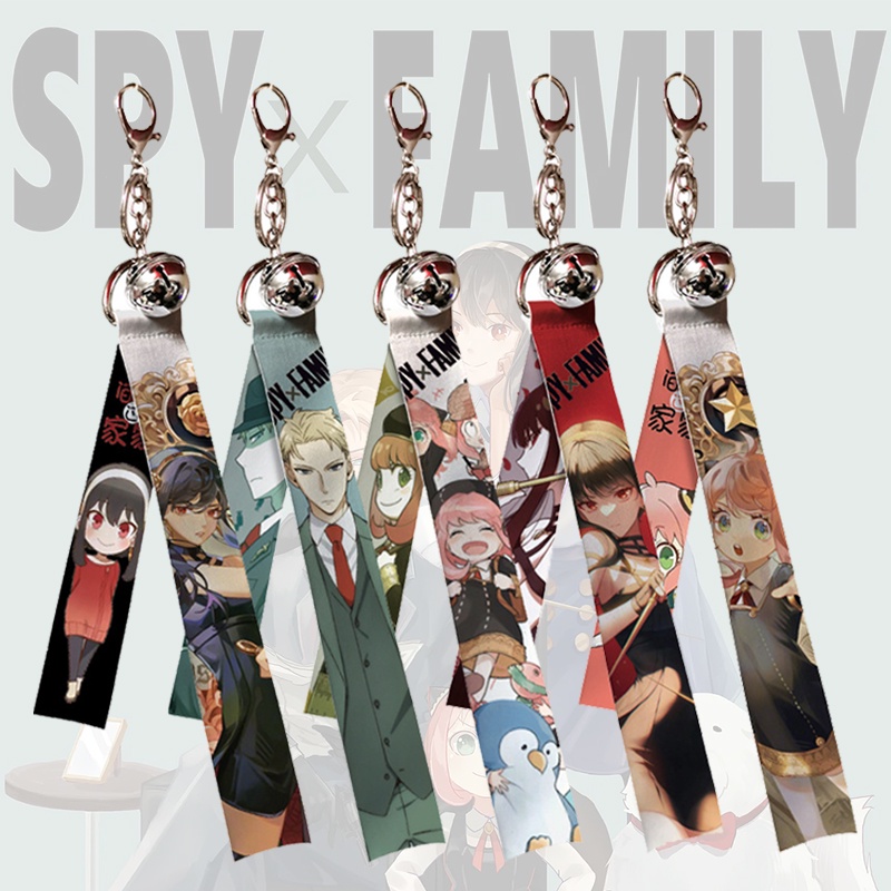 Móc Khóa Kim Loại Gắn Chuông Phong Cách Anime SPY×FAMILY Anya Forger Twilight