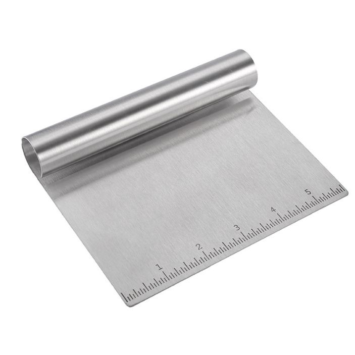 Dao cắt bột có khắc kích thước inox - Dụng cụ làm bánh CVV.