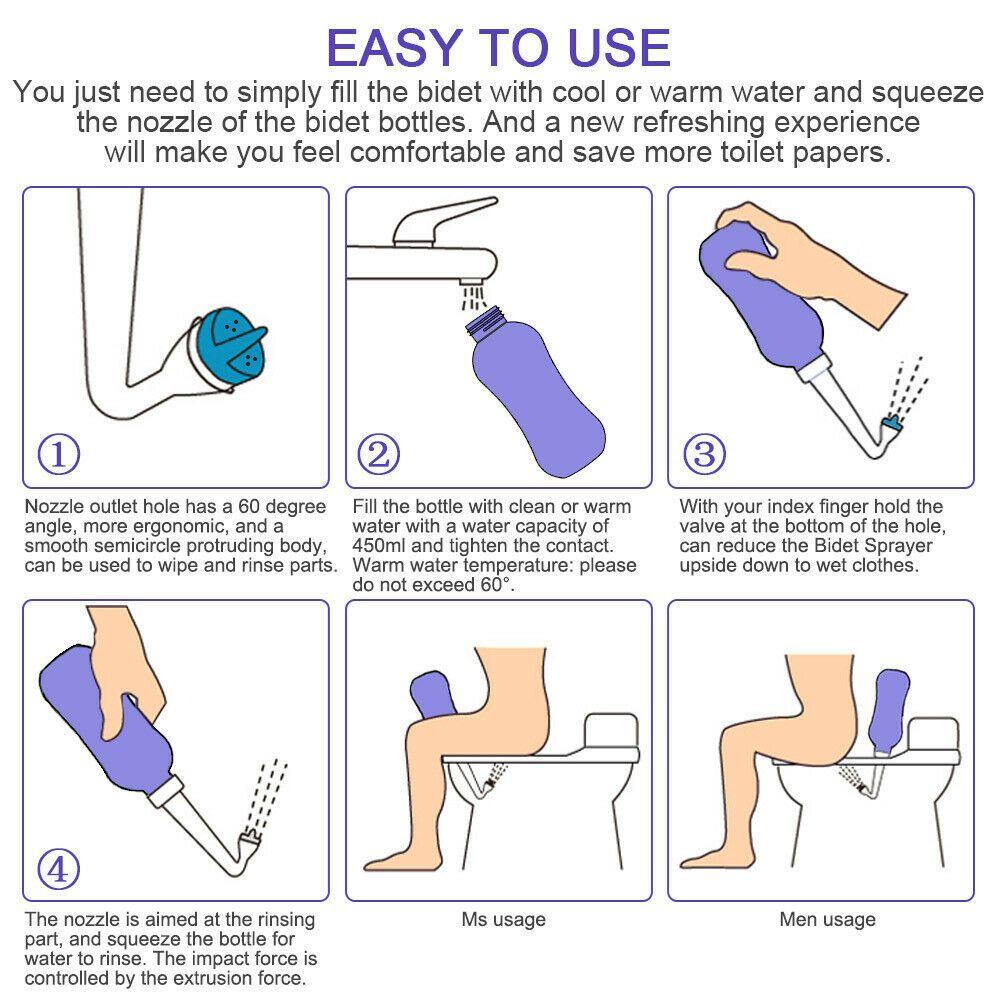 Vòi Xịt Vệ Sinh Toilet Cầm Tay Tiện Lợi