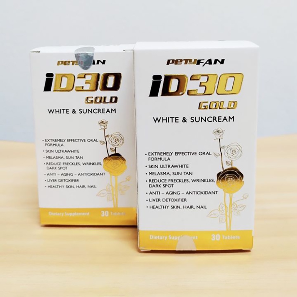 ✅ Viên Uống Chống Nắng Trắng Da ID30 Gold White &amp; Suncream