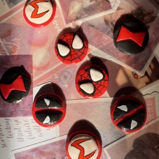 Marvel Collection - Handmade Clay - Spiderman/Deadpool/Black Widow/Scarlet Witch