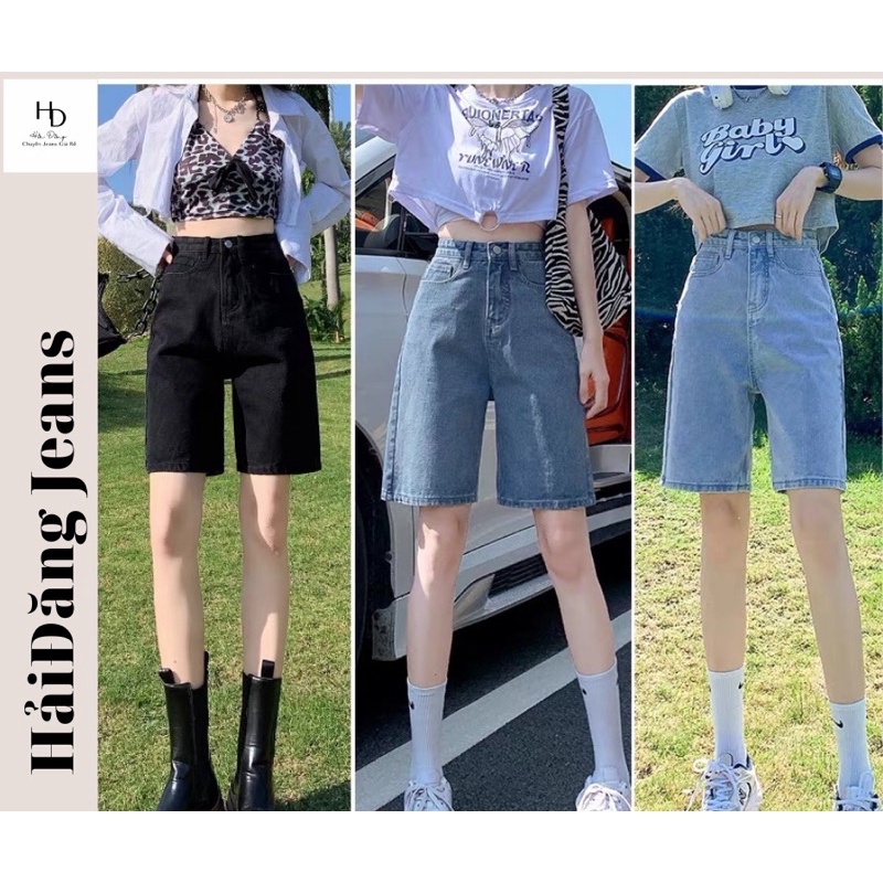 Quần ngố nữ xuông vải baggy thoáng mát cho mùa hè !