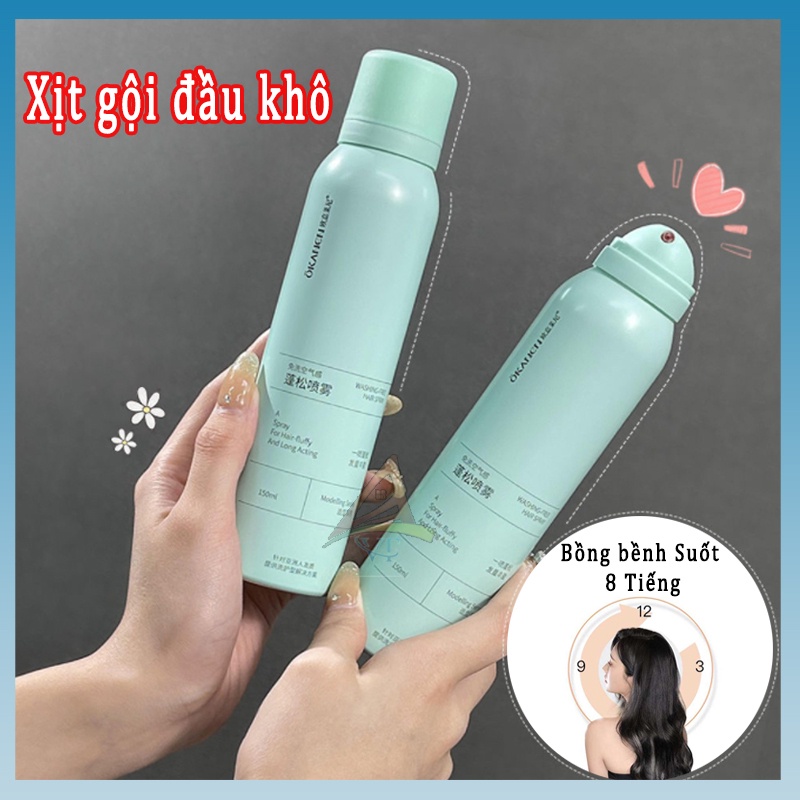 Dầu Gội Khô Dạng Xịt Spes Modelling Senies 150ml Nhanh Trong 15 Phút