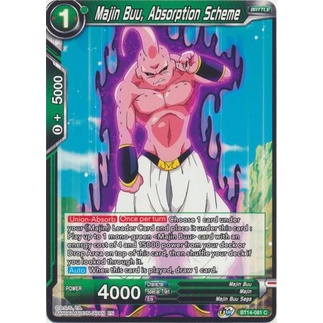 Thẻ bài Dragonball - TCG - Majin Buu, Absorption Scheme / BT14-081'