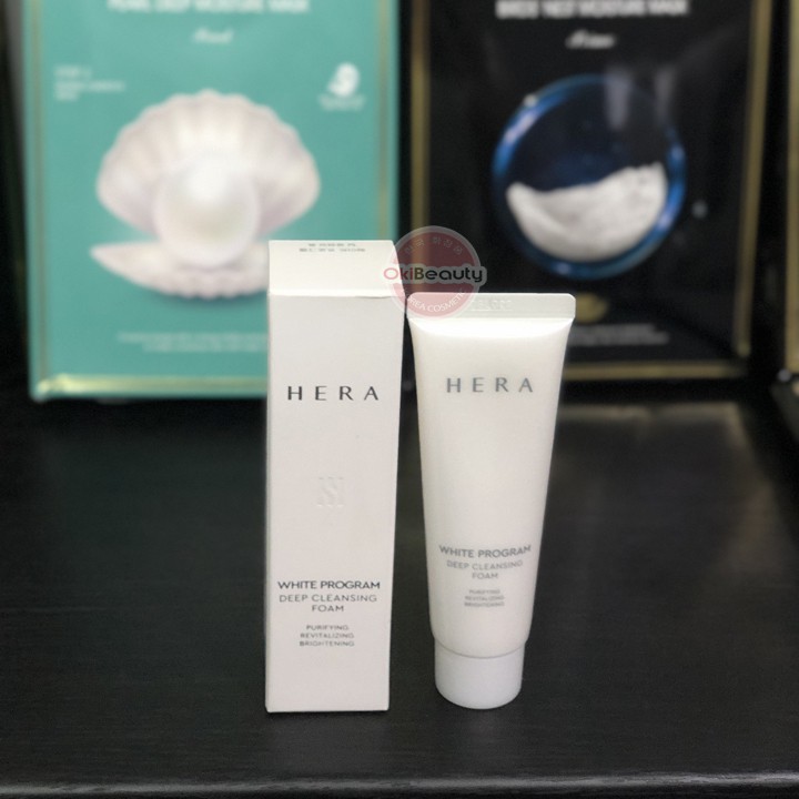 Sữa rửa mặt dưỡng trắng HERA White Program Deep Cleansing Foam (50ml)