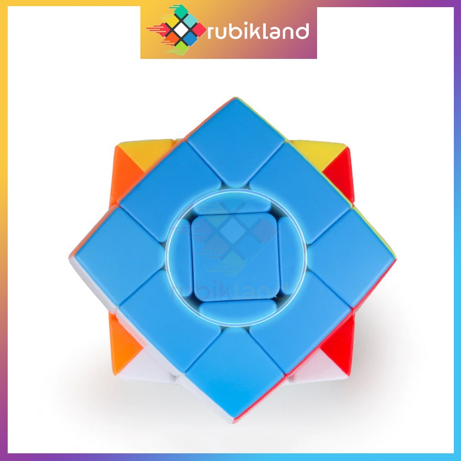 Rubik Crazy 3x3 Plus Rubic Biến Thể Vòng Tròn Ở Tâm Đồ Chơi Trí Tuệ Trẻ Em