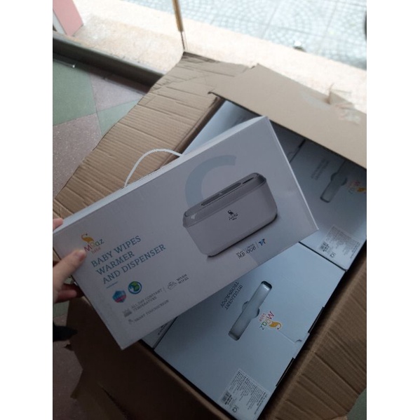 Máy làm ấm - ủ ấm khăn giấy chính hãng Moaz Bé Bé MB008 BH 1 năm