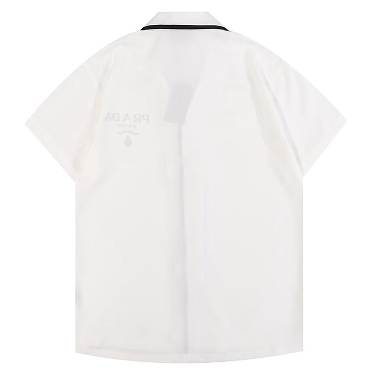 Áo Sơ Mi Cotton Ngắn Tay In Họa Tiết Thời Trang Cá Tính