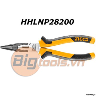 8" Kìm mũi nhọn mỏ dài cao cấp INGCO HHLNP28200