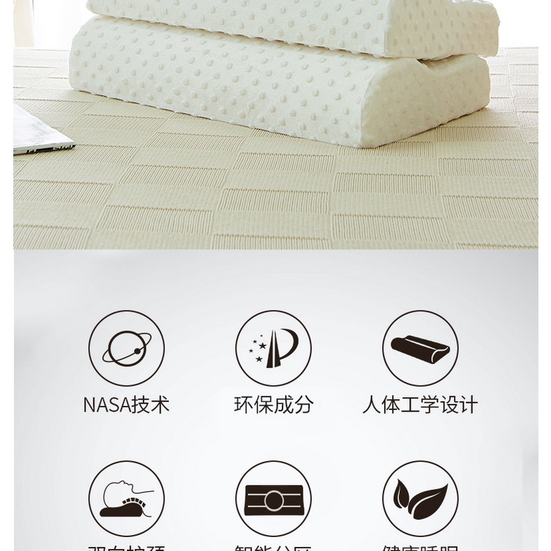 Gối Cao Su Non Nảy Chậm Chăm Sóc Sức Khỏe