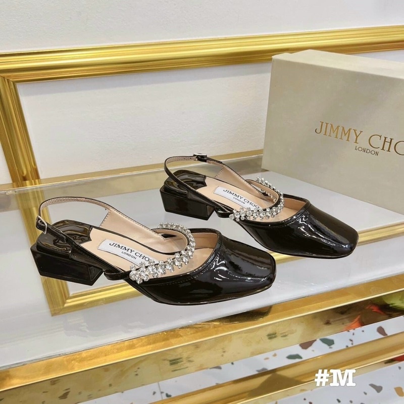 Sandal đế bệt bít Jimmy mũi quai đá hàng cao cấp fullbox